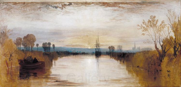Joseph Mallord William Turner Chichester Canal (mk31) France oil painting art